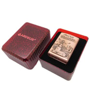 Ardeur® Legacy İstanbul Kız Kulesi Kabartmalı Bronz Kişiye Özel Çakmak Hediyelik Çakmak