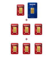 Nadir Gold 24 Ayar 17 Gram Külçe Altın (1 Adet 10 Gram Külçe Altın + 7 Adet 1 Gram Külçe Altın )