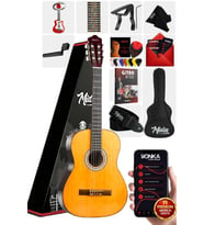 Midex CG-270M Doğal Renk Klasik Gitar 4/4 Yetişkin Boy Sap Ayarlı Full Set