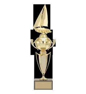 ODAK KUPA - Figürlü Kupalar - Yelken Figürlü Kupalar FG-068 B - 46 cm