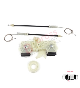 Ford Fiesta MK6 CB1 CCN JA8 JR8 2008-2017 4/5 Kapı 1573811 İçin Elektrikli Ön Sol Cam Kriko Tamir Seti