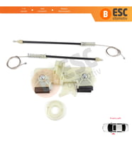 Ford Fiesta MK6 CB1 CCN JA8 JR8 2008-2017 4/5 Kapı 1573811 İçin Elektrikli Ön Sol Cam Kriko Tamir Seti