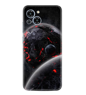 Reeder S23 Max Pro Kılıf Resimli Desenli Silikon Platinium Series Dark World 1867