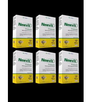 Newvit Probiyotik 30 Kapsül x 6 Kutu (Krem)