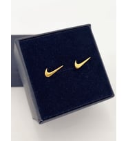 Nike Model 925 Ayar Gold Erkek Gümüş Hediyelik Kol Düğmesi