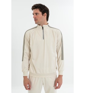 Maraton Comfort Erkek Dik Yaka Taş- Sweatshirt