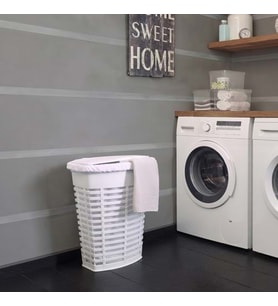 PALM KİRLİ ÇAMAŞIR SEPETİ BEYAZ -100685