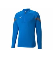 Puma Teamfinal Training 1/4 Zip Top Erkek Futbol Antrenman Ceketi 65737502 Mavi