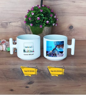 Laborant Kupa Bardak T Fotoğraflı Tıp Bayramı Hediyesi Laborantlar Günü Hediyesi