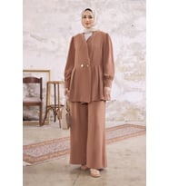 Linda Ceket Pantolon Takım - Camel