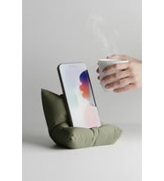 Yastık Figürlü Özel Tasarım Telefon Standı (Yeşil)