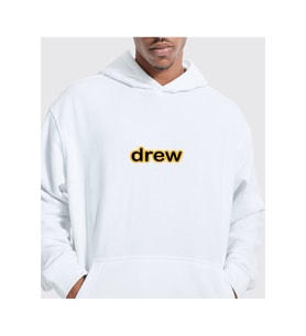 Unisex Oversize Drew Kapüşonlu Sweatshirt
