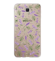 PrintiFy Samsung Galaxy J7 Prime ile Uyumlu 1mm Slim Fit Water Color 3 Baskılı Şeffaf  Kılıf