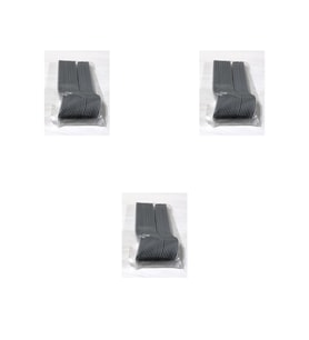 Plastik Gri Renkli Lüx Parti Doğum Günü Çatal - 18 Cm. - 25 Adetlik 3 Paket