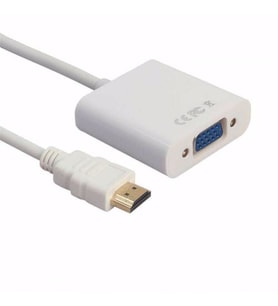 HDMI to VGA Hdmi dan VGA Hdmi Erkek Vga Dişi Hdmi Giriş VGA Çıkış (Siyah)