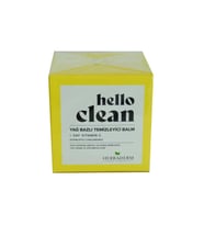 Hello Clean Yüz Dudak ve Göz için Yağ Bazlı Temizleyici Balm Saf C minli 100 ML
