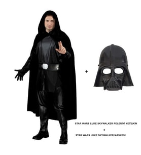 Luke Skywalker Pelerini Yetişkin Ve Maskesi