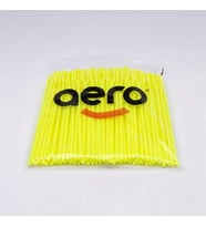 Aero Çuvaldız Plastik Geniş Delik Kısa 17 cm (100 Adet) Sarı