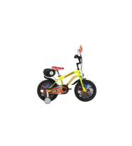 Bobo Çocuk Bisikleti 26cm 16 Jant Sarı Turuncu (Siyah)