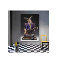 Kanvas Tablo Rabbit Aristocrat Dekoratif Kanvas Tablo 70 X 100
