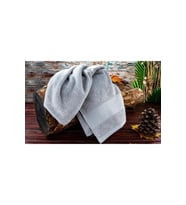 Bambum Cindy - Microcotton Banyo Havlusu Gri 90x160cm