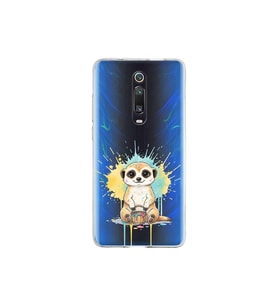 Xiaomi Mi 9T Pro ile Uyumlu Splash Mirket Tasarımlı Şeffaf Silikon Kılıf