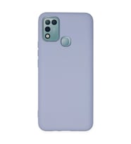 İnfinix Hot 10 Play Kılıf Nano İçi Kadife Silikon - Lila
