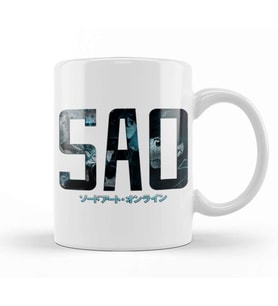 Kirito Sword Art Online Kupa Bardak Porselen