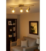 Şık 3’lü Gri Spot Avize, Modern Tasarım, Salon, Mutfak ve Banyo İçin