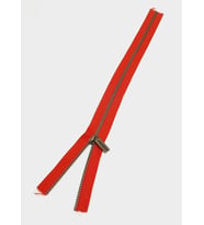 Angel Çanta Aksesuar Başlıklı Fermuar 40 Cm Antik Metal Kırmızı