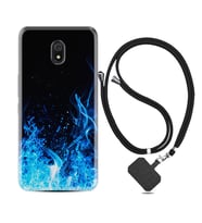 Xiaomi Redmi 8A 8 Pro 9C 9T 10C 11T Pro Kılıf Boyun Askılı Silikon Blue Fire 1678