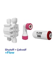 Su Arıtma Cihazı Yenileme Kiti Shutoff - Flow- Quick Check Valf