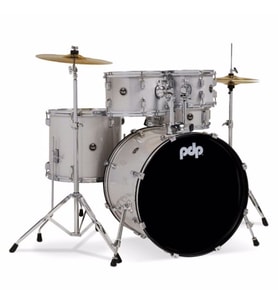 PDP Drums centerstage 22 Inch 5-Parça Akustik Davul Seti (Diamond White Sparkle)