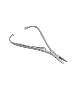 Barışhan Medikal Mikrocerrahi Mathieu İğne Tutucu Gri 5.5 inç Avuç İçi Cerrahi Eğitim Materyali