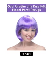 Premium Kolay Çıkarıp Takılabilir Dayanıklı Eğlenceli Etkinlik Kostüm Cadılar Bayramı Parti Peruğu
