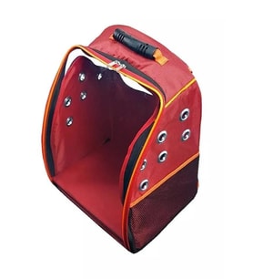 La Vista Twist Kedi, Küçük Köpek Sırt Taşıma Çantası Kırmızı 32-26-40cm