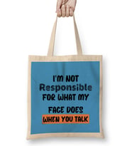 Sarcasm Funny Comment Quotes Gift - Sarcastic Women And Men Humorous Saying Bez Çanta Uzun Saplı