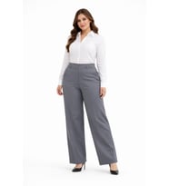Kadın Boru Paça Kumaş Pantolon BGL-ST05386