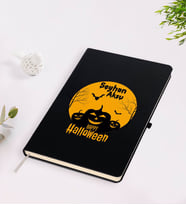 BK Gift Kişiye Özel Happy Halloween Tasarımlı Siyah Defter-3