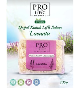 Pro Lific Natural Lavanta Özlü Doğal Kabak Lifli Sabun