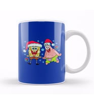 Merry Christmas Süngerbob Kupa Bardak Porselen