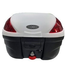 Motosiklet Arka Çantası White 35 Litre Full Motor Çanta SL-35