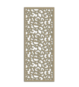 Liar Ahşap Seperatör (Paravan) - KSP207 - (85 x 210 cm) - (18 mm) - (Beyaz) (Renksiz)