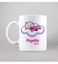 HoşGeldin Bebek Tasarımlı Kupa Kişiye Özel
