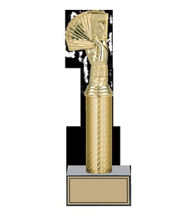 ODAK KUPA - Figürlü Kupalar - Briç Figürlü Kupalar FG-007 A - 29 cm