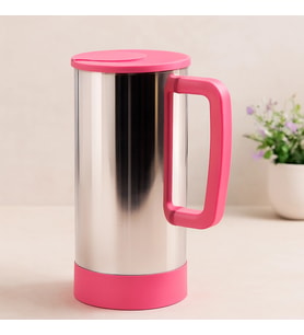 Pembe Paslanmaz Çelik Sürahi (Sıcak & Soğuk)