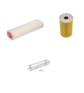 Bosch Filtre Bakım Seti BMW 5 SERİSİ E60 525 d 530 d Dizel 2004-2010 Hava + Yağ f. + Yakıt Filtre Bosch
