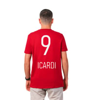 Galatasaray Orijinal 5 Yıldız Kırmızı Mauro Icardi Forma T-Shirt