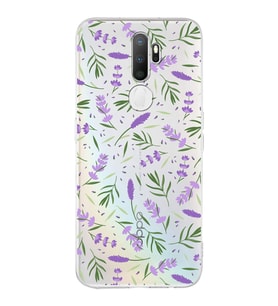 PrintiFy Oppo A9 2020  ile Uyumlu 1mm Slim Fit Water Color 3 Baskılı Şeffaf  Kılıf