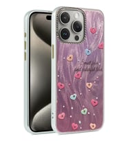 Newface Apple iPhone 14 Pro Kılıf Blade Aynalı Desenli Kapak - Desen 8